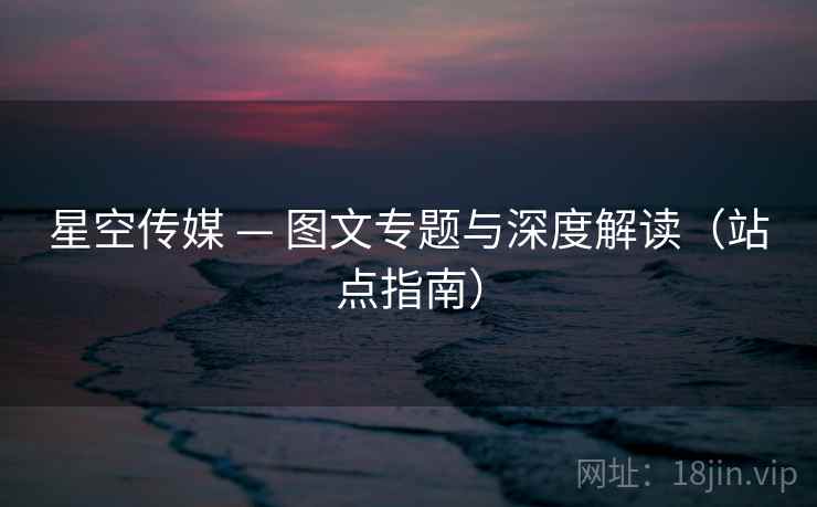 星空传媒 — 图文专题与深度解读（站点指南）