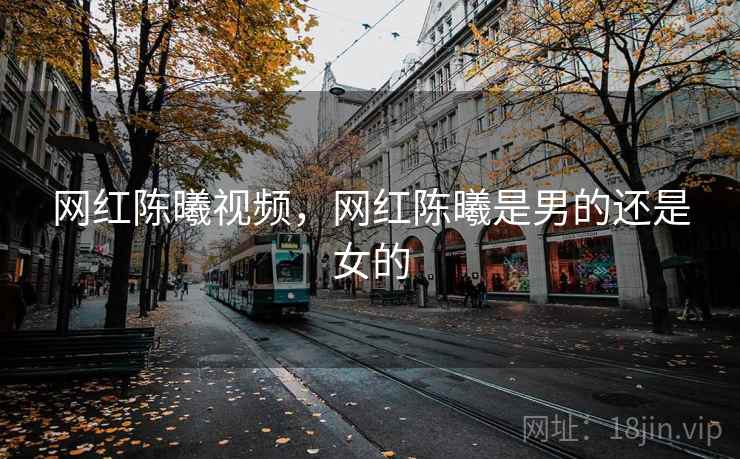 网红陈曦视频，网红陈曦是男的还是女的